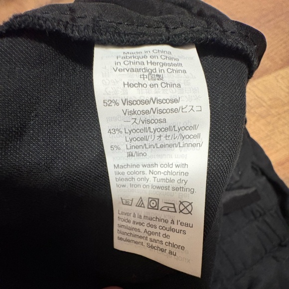 J. Crew Viscose/Lyocell/Linen Blend Paperbag Pants Size 6 - Picture 4 of 4